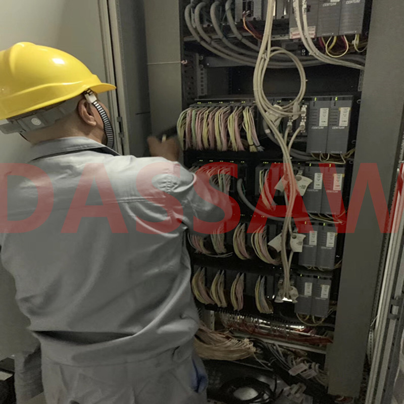 達索機電技術團隊為濰坊石化企業(yè)做點檢維護